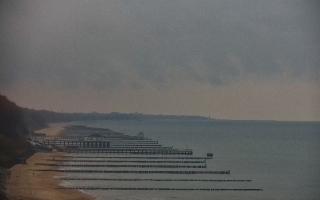 Ustronie Morskie plaża zachód - 02-11-2025 08:21