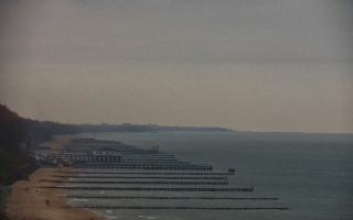 Ustronie Morskie plaża zachód - 02-11-2025 08:37