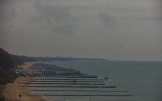 Ustronie Morskie plaża zachód - 02-11-2025 09:09