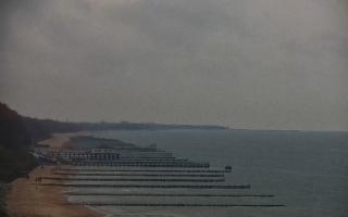 Ustronie Morskie plaża zachód - 02-11-2025 09:25