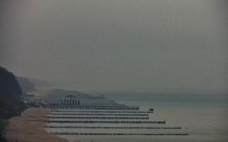 Ustronie Morskie plaża zachód - 17-12-2025 13:10