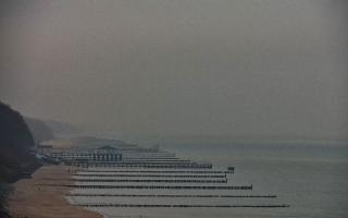 Ustronie Morskie plaża zachód - 17-12-2025 13:26