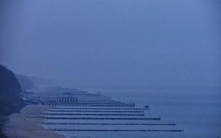 Ustronie Morskie plaża zachód - 17-12-2025 13:42