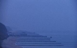 Ustronie Morskie plaża zachód - 17-12-2025 14:30