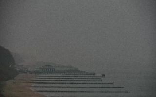 Ustronie Morskie plaża zachód - 17-12-2025 15:02