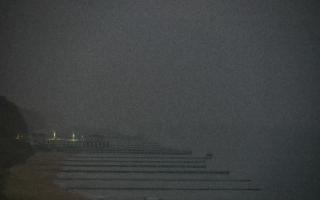 Ustronie Morskie plaża zachód - 18-12-2025 06:45