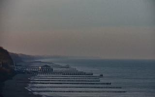 Ustronie Morskie plaża zachód - 18-12-2025 09:41