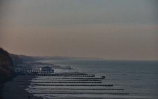 Ustronie Morskie plaża zachód - 18-12-2025 09:57