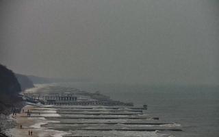 Ustronie Morskie plaża zachód - 23-01-2026 10:45