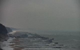 Ustronie Morskie plaża zachód - 27-01-2026 12:53