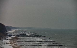 Ustronie Morskie plaża zachód - 28-01-2026 09:57