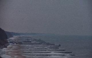 Ustronie Morskie plaża zachód - 30-01-2026 06:45