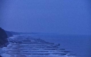 Ustronie Morskie plaża zachód - 30-01-2026 07:01