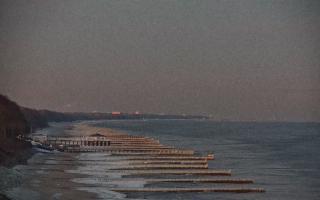 Ustronie Morskie plaża zachód - 01-02-2026 06:12