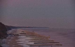 Ustronie Morskie plaża zachód - 01-02-2026 06:28