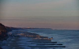 Ustronie Morskie plaża zachód - 01-02-2026 07:32