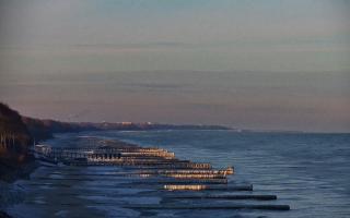 Ustronie Morskie plaża zachód - 01-02-2026 07:48