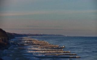 Ustronie Morskie plaża zachód - 01-02-2026 08:37