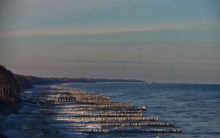 Ustronie Morskie plaża zachód - 01-02-2026 08:53