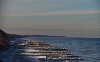 Ustronie Morskie plaża zachód - 01-02-2026 09:09