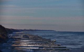 Ustronie Morskie plaża zachód - 01-02-2026 09:57