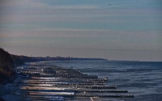 Ustronie Morskie plaża zachód - 01-02-2026 10:13