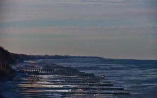 Ustronie Morskie plaża zachód - 01-02-2026 10:45