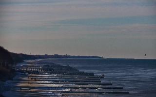 Ustronie Morskie plaża zachód - 01-02-2026 11:17