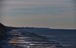 Ustronie Morskie plaża zachód - 01-02-2026 11:49