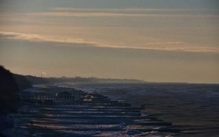 Ustronie Morskie plaża zachód - 02-02-2026 14:30
