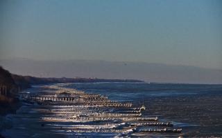 Ustronie Morskie plaża zachód - 03-02-2026 09:09