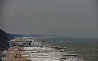 Ustronie Morskie plaża zachód - 04-02-2026 09:57