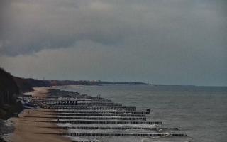 Ustronie Morskie plaża zachód - 15-02-2026 08:37