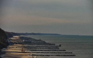 Ustronie Morskie plaża zachód - 16-02-2026 11:01