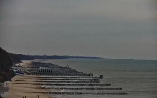 Ustronie Morskie plaża zachód - 16-02-2026 12:53