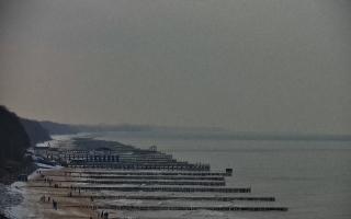 Ustronie Morskie plaża zachód - 17-02-2026 12:05