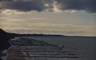 Ustronie Morskie plaża zachód - 19-02-2026 13:26
