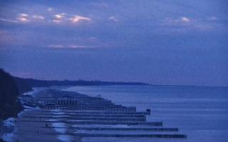 Ustronie Morskie plaża zachód - 20-02-2026 16:22