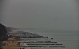 Ustronie Morskie plaża zachód - 22-02-2026 10:29