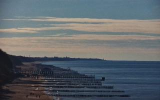 Ustronie Morskie plaża zachód - 25-02-2026 13:42