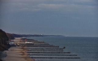 Ustronie Morskie plaża zachód - 02-03-2026 07:49