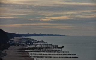 Ustronie Morskie plaża zachód - 02-03-2026 13:58