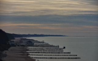 Ustronie Morskie plaża zachód - 02-03-2026 14:14