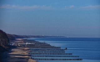 Ustronie Morskie plaża zachód - 03-03-2026 08:37