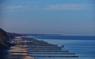 Ustronie Morskie plaża zachód - 03-03-2026 08:53