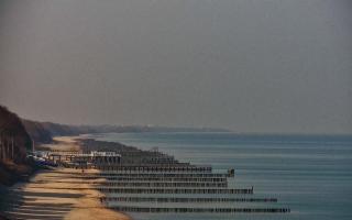 Ustronie Morskie plaża zachód - 10-03-2026 08:53