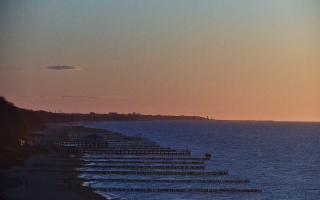 Ustronie Morskie plaża zachód - 21-03-2026 16:55