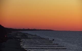 Ustronie Morskie plaża zachód - 21-03-2026 17:11
