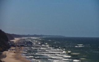 Ustronie Morskie plaża zachód - 04-04-2026 11:37