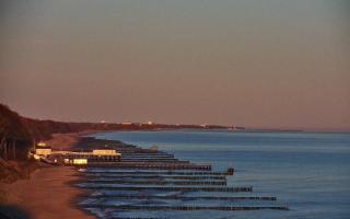 Ustronie Morskie plaża zachód - 28-04-2026 03:52